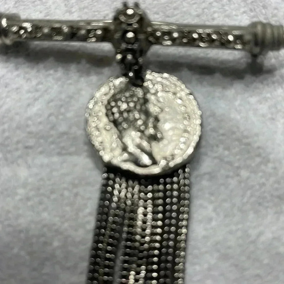 Vintage Roman coin brooch - Picture 2 of 4